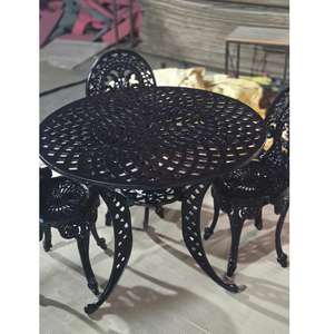 Conjunto de Muebles de Jardín Modernos de Metal, Resistentes al Agua, para Patio, Comedor, de Aluminio Fundido - Product Image 5