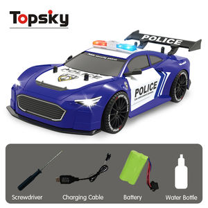 Auto della <span class=keywords><strong>Polizia</strong></span> Telecomandata Elettrica in Scala 1:16 ad Alta Velocità con Spruzzo d'Acqua e Luci, Giocattolo per Ragazzi - Product Image 2