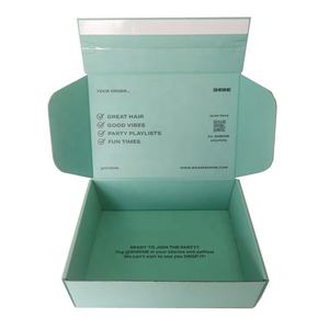 Blue Cardboard Foldable Drawer Box Paper Packaging Storage Drawer Gift Box