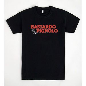 T-shirt Bastardo Pignolo Nera Abbigliamento casual da uomo - Product Image 2