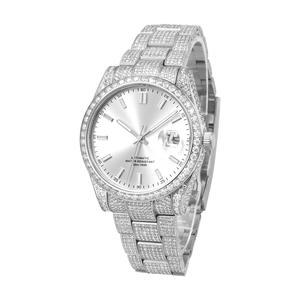 Nuevo Reloj de Joyería con Diamantes Estilo Hip Hop, Automático, Color D, VVS, Moissanita, Pasa el Test de Diamantes - Product Image 2