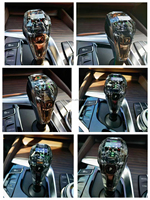 Accesorios Interiores para Automóviles BMW Serie 3 4 5 6 7 G01 G03 G30 G11 G12 X3 X4 X5 X6, Perilla de Cambio de Marchas de Cristal, Empuñadura de Cristal