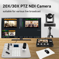 Dispositif de streaming vidéo Anywii 1080p équipement de streaming en direct ndi hdi lan poe ptz optics 30x sdi ptz caméra pour la diffusion sportive
