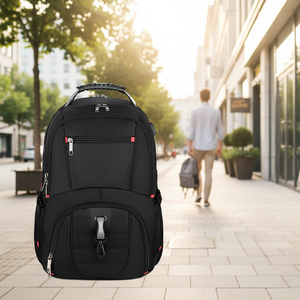 Mochila para Portátil de Negocios, Impermeable, de Gran Capacidad (35L), con Puerto de Carga USB, para Hombres y Mujeres, para Viajes y Desplazamientos Diarios - Product Image 1