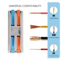Connecteur d'épissure avec leviers Terminal Wagos 221413 Terminal 221 413 Connecteur 3 voies Fil Terminal 221-413 Connecteur