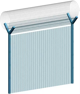 Valla DE SEGURIDAD 358, valla antirrobo, valla de malla de alambre soldada, valla de 358, valla de alta seguridad, paneles de valla 358 antiescalada - Product Image 1