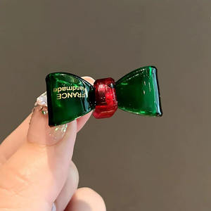 डॉवेल ने महिलाओं का प्रीमियम महसूस करने वाले धनुष बाल क्लिप नए स्वभाव बतख शैली माथे और मीठा शैली राल सामग्री - Product Image 2