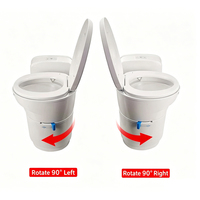 Toilette électrique rotative à cassette, toilette électrique pour camping-car, yacht, caravane