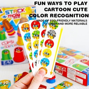 Nuevo Lanzamiento: Juego de Mesa Happy Whack Mole con Modo Apilado - Juego Educativo de Plástico para Niños y <span class=keywords><strong>Familia</strong></span> - Product Image 4