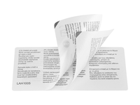 Étiquettes multi-pages personnalisées, autocollantes, multicouches, pelables, pour les étiquettes d'avertissement et d'instructions des bouteilles de produits chimiques cosmétiques