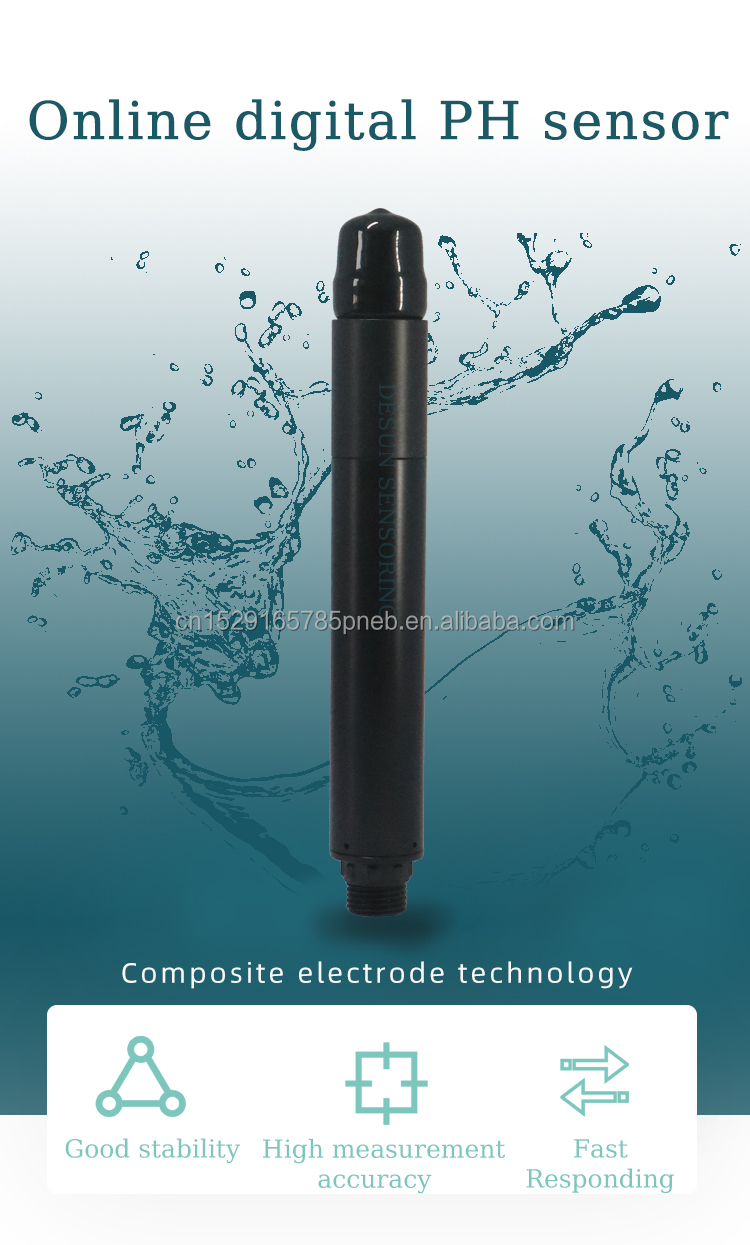50mA Digital PH Sensor Three point calibration Aquaculture Ph Meter Probe