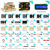 Kit de Iniciación a la Electrónica Keyestudio STEM para Estudiantes, Kit de Sensor Electrónico DIY, Kit de Casa Inteligente Ecológico para Arduino