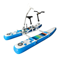 Vélo aquatique gonflable léger de haute qualité pour enfants, jouet de cyclisme aquatique, location pour parcs d'attractions, vélo aquatique - Ventes Flash