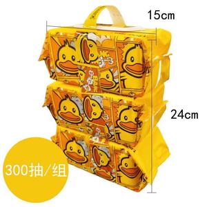 Toallitas húmedas Little Yellow Duck, 200x150mm, 300 hojas por paquete, suministros de limpieza para bebés, para secar lentes - Product Image 1