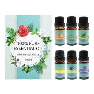 2021 new Design 6 pack essential oil gift set --custom logo and package essential oil