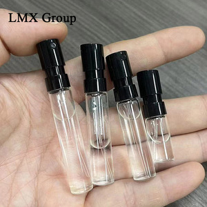 Chất lượng cao vòng 2ml nhỏ uốn Nước hoa Atomizer lọ mẫu chai thủy tinh xách tay nước Hoa Tester chai - Product Image 1