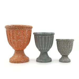 Colonne romane montanti montanti archi vasi da fiori strada europea leader scena di nozze oggetti di scena vasi da fiori in plastica decorazioni