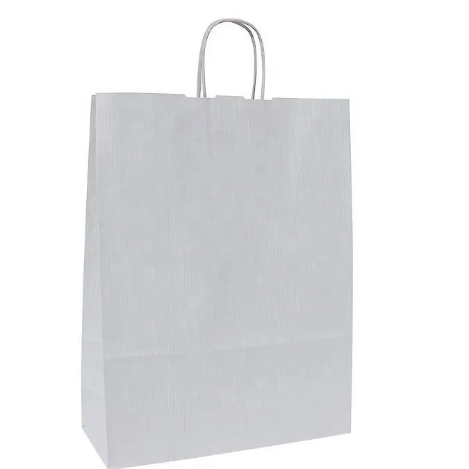 Пользовательский логотип, оптовая продажа, продуктовый пакет для упаковки фруктов, коричневый Подарочный пакет из крафт-бумаги с ручкой, промышленная упаковка с поверхностью