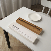 Boîte cadeau personnalisée en carton pour ensemble de couteaux de cuisine, tiroir coulissant avec gaufrage et revêtement UV pour articles de bar à boisson
