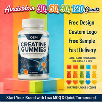 Gummies de créatine pour la récupération musculaire avancée, complément efficace après l'entraînement pour les objectifs de remise en forme, complément efficace pour adultes