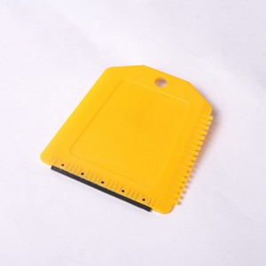 Ice <b>Scraper</b> Yellow Plastic <b>Car</b> And Household Snow Removal Tool For Windshield Glass Cleaning - Product Image 1