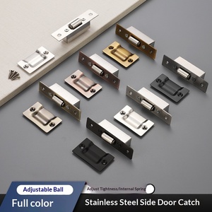 Loquet de porte dissimulé réglable en acier inoxydable avec verrou à bille et ressort pour portes en bois Modè<span class=keywords><strong>le</strong></span> 0155 Design moderne - Product Image 2