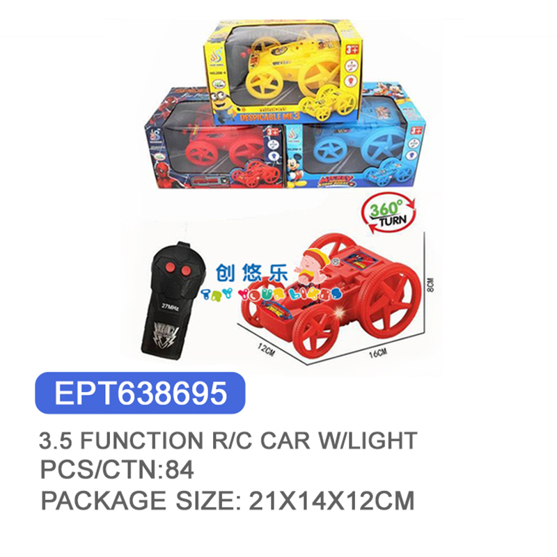 EPT638695-3.5CH Auto Acrobatica RC a Doppia Faccia con Funzione Ribaltabile (84 pezzi/scatola)