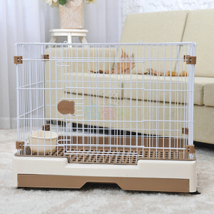 Cage pour <span class=keywords><strong>chien</strong></span> à prix d'usine plateau inférieur amovible et serrure de sécurité caisse pour animaux de compagnie intérieure/extérieure - Product Image 2