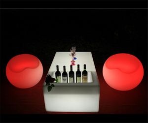 Hiện Đại Nhựa Ngoài Trời Phát Sáng Thanh Hộp Đêm Sáng Di Động Đồ Nội Thất Nhà Thiết Lập <span class=keywords><strong>LED</strong></span> Phòng Chờ Bảng - Product Image 3