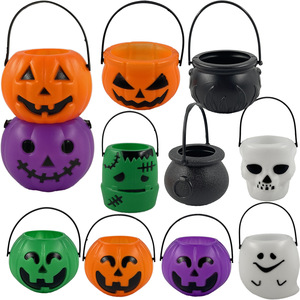 Cubo <span class=keywords><strong>de</strong></span> Dulces <span class=keywords><strong>de</strong></span> Halloween HLC, Tarro <span class=keywords><strong>de</strong></span> Dulces con Forma <span class=keywords><strong>de</strong></span> Calabaza, <span class=keywords><strong>Bruja</strong></span>, Monstruo <span class=keywords><strong>Verde</strong></span> o Calavera Fantasma, Decoración para el Día <span class=keywords><strong>de</strong></span> Dulces o Travestiduras - Product Image 1