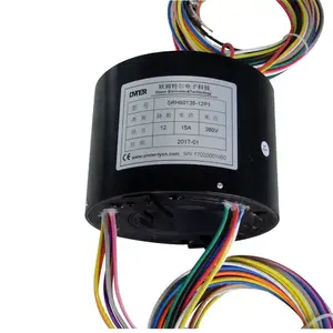 Solution durable d'alternateurs de bague collectrice à courant élevé SRH60135-12P1 pour la transmission électrique dans des applications rotatoires