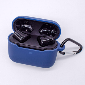 Étui de protection pour écouteurs en silicone pour <span class=keywords><strong>RAZER</strong></span> <span class=keywords><strong>Hammerhead</strong></span> <span class=keywords><strong>True</strong></span> <span class=keywords><strong>Wireless</strong></span> Pro Housse en silicone durable avec porte-clés - Product Image 1