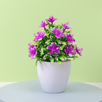 Fleurs artificielles TGYW, petite plante bonsaï en plastique, décoration créative de bureau, bricolage, jardin, Noël, Pâques, cadeau pour la maison et le bureau