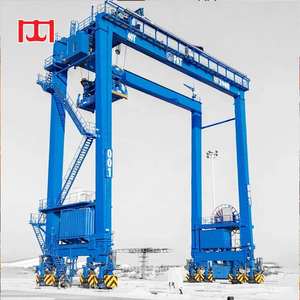 Grúa pórtico para contenedores Quayside, grúa RTG personalizable, grúa pórtico móvil con neumáticos de caucho para contenedores de 40 y 50 pies - Product Image 2