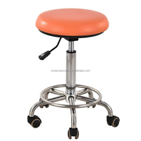 Chaise industrielle moderne ESD noire en cuir PU antistatique, réglable en hauteur, pour hôpital, clinique dentaire, école, atelier