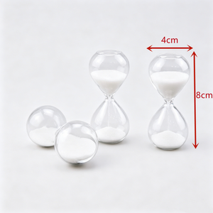 Vente en gros d'usine Sablier en verre coloré pour enfants, minuteur de 5/10/15/30/60 <span class=keywords><strong>minutes</strong></span> - Product Image 4