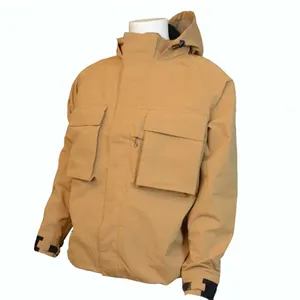 Chaqueta impermeable estilo ropa de trabajo 2024 y chaqueta de senderismo resistente al viento y a los insectos para hombres funcionales para acampar