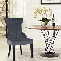 Fauteuil moderne gris tapissé en bois massif, chaises d'appoint, ensemble de chaises de salle à manger, maison, cuisine, chambre, salon, cuisine 2