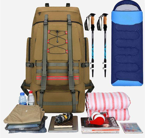<b>Extra</b> <b>Large</b> 130L Capacity Waterproof Tactical Backpack Camouflage Business Travel <b>Luggage</b> Unisex Outdoor Polyester - Product Image 1