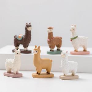 Lama Hars Beeldje-Handgemaakte Andean Alpaca Sculptuur, Schattig Dier Bureau Decor, Uniek Geschenk Voor Verzamelaars - Product Image 2