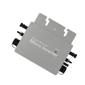 Inverter MPPT frekuensi tinggi, 700W seri WVC kelas IP65 jaringan mikro terhubung 50V 120V 230V konverter dasi kotak tenaga surya otomatis