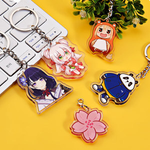 Multi-functional Lightweight and Portable Promotional Gifts Most Creative Transparent Epoxy Acrylic Key Chains Custom logo