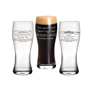 Venta <span class=keywords><strong>al</strong></span> <span class=keywords><strong>por</strong></span> <span class=keywords><strong>mayor</strong></span> barato bebida de <span class=keywords><strong>cerveza</strong></span> taza de vidrio con la impresión del logotipo barware copa de vino sin tallo trigo <span class=keywords><strong>cerveza</strong></span> patio taza 500cc lager taza de vidrio - Product Image 2
