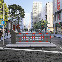 Barrière de sécurité robuste pour parking, portail électrique à télécommande Bluetooth, identification automatique, clôture de parachutisme