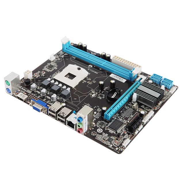 Esonic Intel HM65 Chipset Micro-ATX Motherboard Support 2nd/3rd Generation of Mobile Core I3/i5 /i7 Microprocessors Socket PGA9
