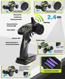 Camion télécommandé pour enfants, échelle 1/10, buggy RC, 40 km/h, haute vitesse, électrique, 2,4 GHz, 4x4, voiture RC pour <span class=keywords><strong>adultes</strong></span> - Product Image 4
