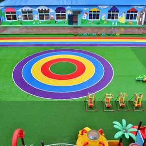 Herbe de <span class=keywords><strong>couleur</strong></span> bon marché pour jardin extérieur prix du <span class=keywords><strong>gazon</strong></span> artificiel rouge bleu blanc <span class=keywords><strong>Gazon</strong></span> synthétique - Product Image 5