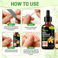 Sérum de Traitement des Ongles au Gingembre 60ml Marque Privée OEM ODM – Réparation Rapide en 7 Jours pour Ongles Jaunes, Épais, Cassants et Soin Antifongique des Ongles des Pieds