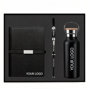 Set de Regalo Personalizado para Empleados con Cuaderno, Bolígrafo Metálico, Memoria USB y Termo de Acero Inoxidable - Product Image 3