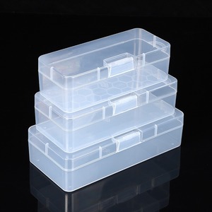 Rectangular Plastic Storage Box Stackable Office Organizer With Lid For Desktop Cosmetic Stationery Storage Zhejiang Made - Product Image 1